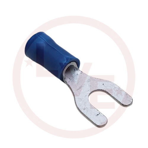 TERMINAL SPADE 16-14 AWG #8 STUD PLASTI-GRIP INSULATED BLUE