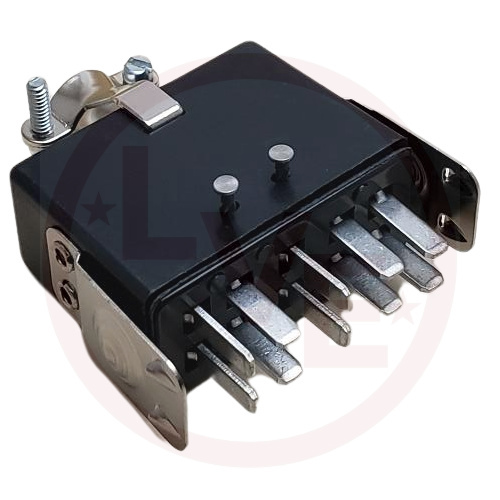 AZMEX 38331-5810 CONNECTOR PLUG 10 POS MALE W/LOCKING TABS