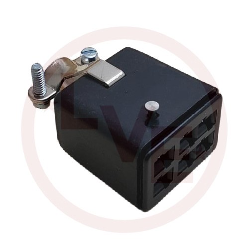 AZMEX 38331-8006 CONNECTOR RECEPTACLE 6 POS FEMALE CBL MNT SOLDER LUG FREE HANGING