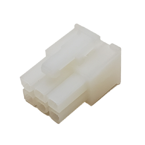 MOLEX 39-01-2060 CONNECTOR HEADER 6 POS RECEPTACLE HSG MINI-FIT JR. DUAL ROW .165P