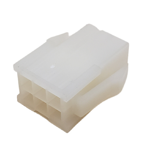 MOLEX 39-01-2061 CONNECTOR HEADER 6 POS PLUG HSG MINI-FIT JR. DUAL ROW .165P