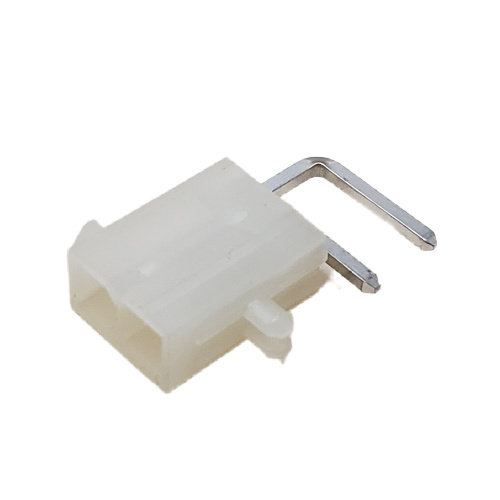 MOLEX 39-30-1020 CONNECTOR HEADER 2 POS MINI-FIT JR. RIGHT ANGLE DUAL ROW .165P