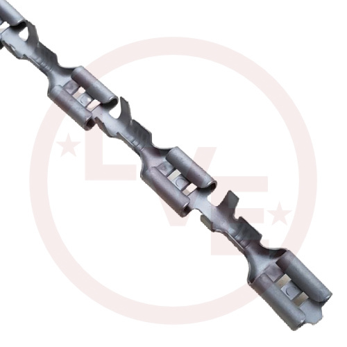 AMP 42452-2 TERMINAL QDC FEMALE NON-INSULATED 20-16 AWG .187X.020 TAPE AND REEL