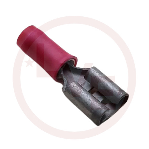 AMP 42599-2 TERMINAL QDC FEMALE INSULATED 22-18 AWG .250X.032 RED