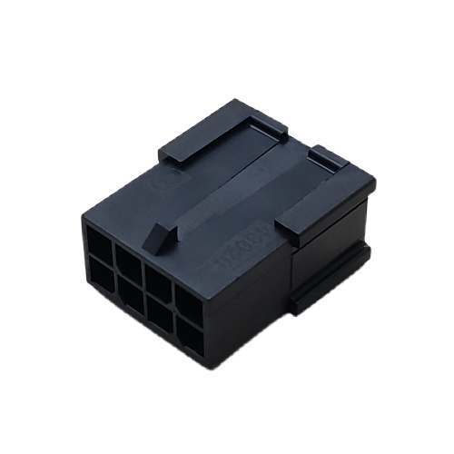 MOLEX 43020-0801 CONNECTOR HEADER 8 POS DUAL ROW MICRO-FIT 3.0 MALE PLUG HSG .118P