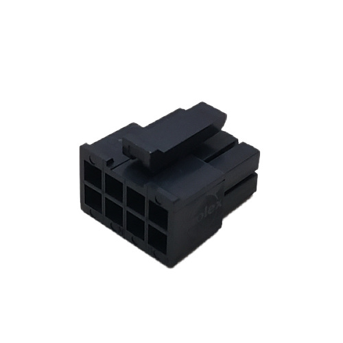 MOLEX 43025-0800 CONNECTOR HEADER 8 POS DUAL ROW FEMALE RECEPTACLE HSG .118P