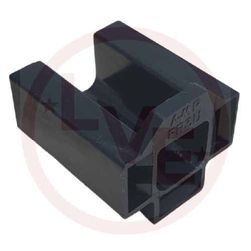 AMP 480100-1 CONNECTOR 3 POS RECEPTACLE HSG STR BLACK .312"P