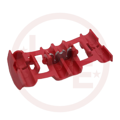 AMP 53440-2 TERMINAL SPLICE INLINE TAP 20-18 AWG FULLY INSULATED RED