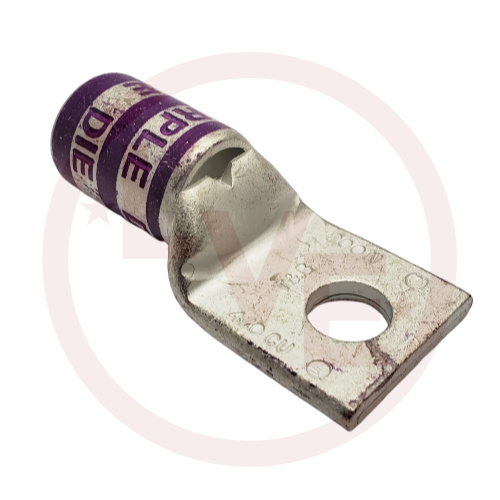 T&B 54112 TERMINAL LUG 4/0 AWG 3/8" STUD TIN PLATED MAX 35kV