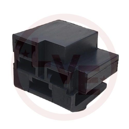 CONNECTOR 4 POS FEMALE 56/59 SERIES BLACK HSG