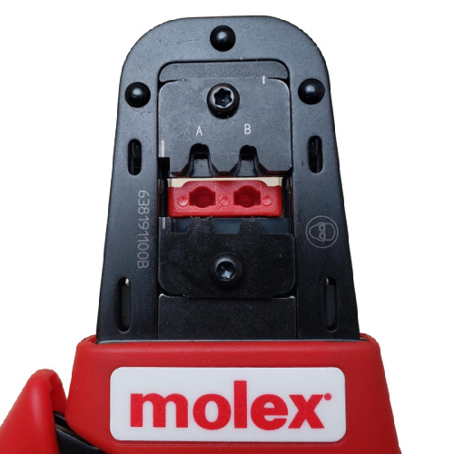 MOLEX 63819-1100 TOOL HAND CRIMPER 20-14 AWG 0.093 & 0.125 TERMINALS