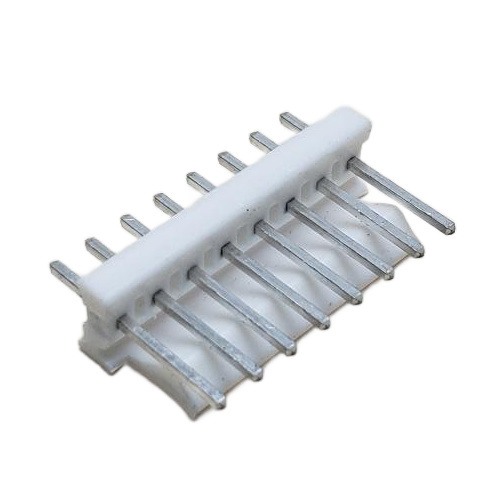 AMP 640456-8 CONNECTOR HEADER 8 POS MALE VERTICAL THROUGH HOLE TIN NATURAL