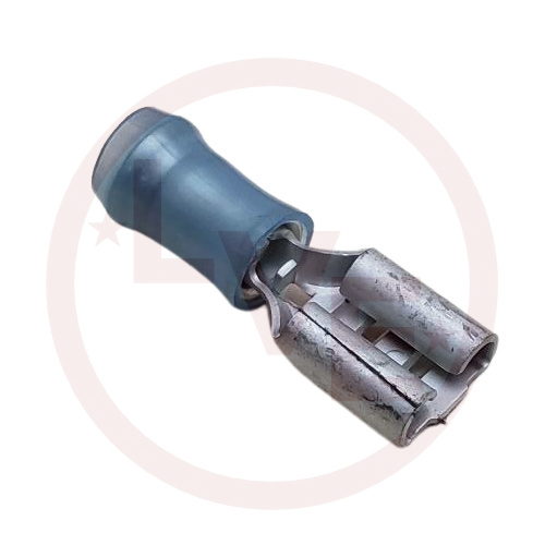 AMP 640905-1 TERMINAL QDC FEMALE INSULATED 16-14 AWG .250X.032 BLUE NYLON