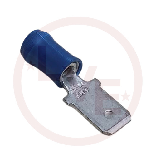 AMP 66024-6 TERMINAL QDC MALE INSULATED 14-16 AWG .250X.032 BLUE