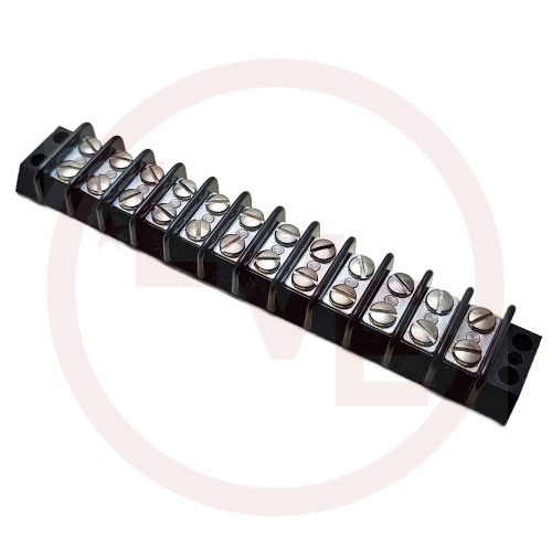 MARATHON 672-GP-12 TERMINAL BLOCK 24 POS DOUBLE ROW PANEL MOUNT