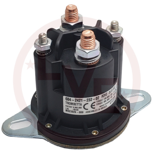 TROMBETTA 684-2421-232-02 CONTACTOR 24VDC INTERMITTENT DUTY FULL SILVER POWERSEAL