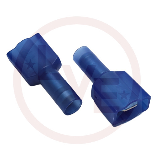 3M 72M-250-32-NBL TERMINAL QDC MALE FULLY INUSULATED 16-14 AWG .250X.032 BLUE NYLON