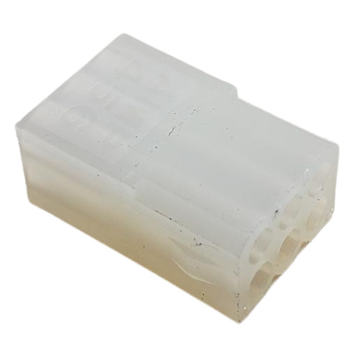 AMP 770356-1 CONNECTOR 6 POS RECEPTACLE HSG COMMERCIAL .62" PIN & SOCKET NATURAL W/DETENT LOCK