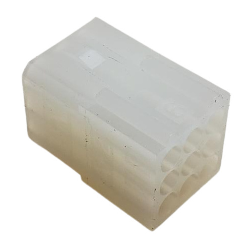 AMP 770429-1 CONNECTOR 9 POS RECEPTACLE HSG COMMERCIAL .62" PIN & SOCKET NATURAL W/DETENT LOCK
