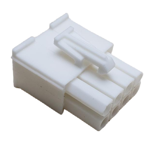 AMP 770579-1 CONNECTOR 8 POS PLUG MINI-UNIVERSAL MATE-N-LOK WHITE