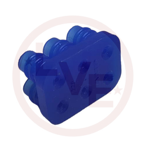 AMP 794276-1 CONNECTOR WIRE SEAL 6 POS BLUE