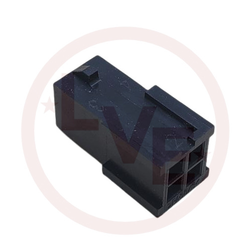 AMP 794616-4 CONNECTOR 4 POS PLUG HSG MICRO MATE-N-LOK BLACK