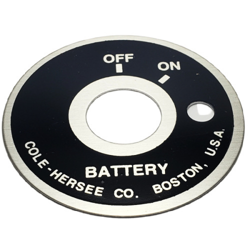 LITTELFUSE 82065-02 FACE PLATE OFF-ON WITH HOLE FOR INDEXING PIN