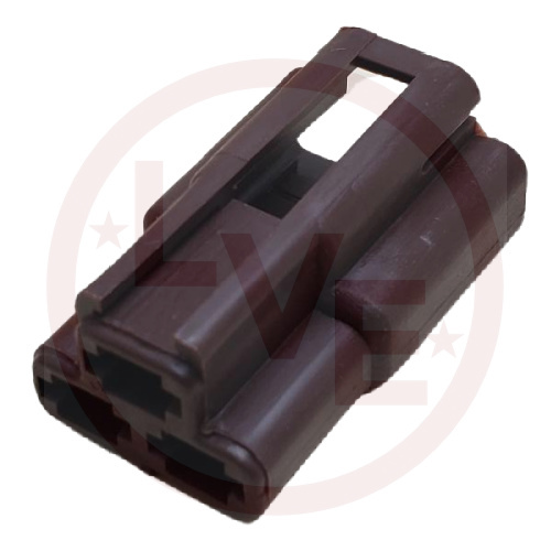 CONNECTOR 3 POS MALE 56 SERIES BROWN