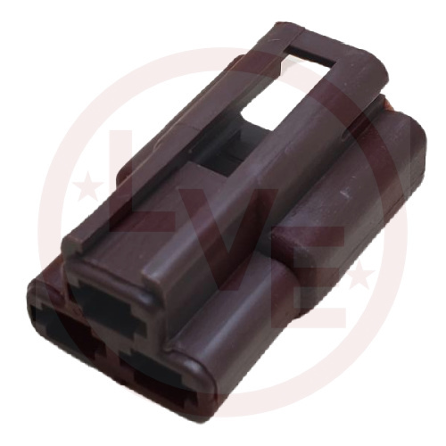 PACKARD 8905117 CONNECTOR 3 POS MALE 56 SERIES BROWN