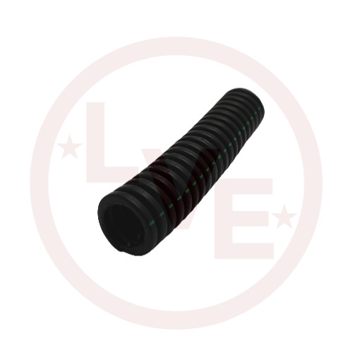 M&Q BKPP 9MM-S BLACK/GREEN STRIPE LOOM 9MM POLYPROPYLENE SLIT BLACK/GREEN STRIPE