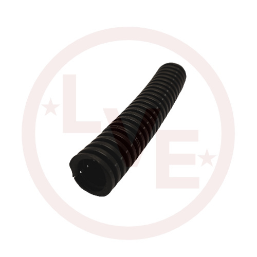 SCHLEMMER 1889002 LOOM 9MM NYLON W/GRAY STRIPE SLIT BLACK