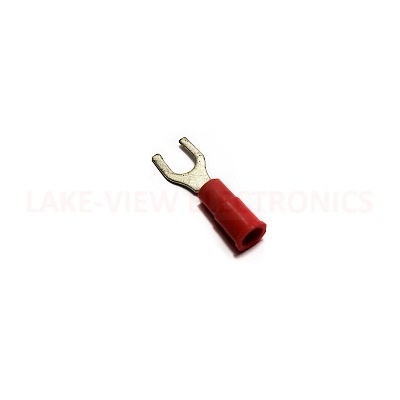 MOLEX 19142-0007 TERMINAL SPADE TONGUE 22-18 AWG #10 STUD INSULKRIMP