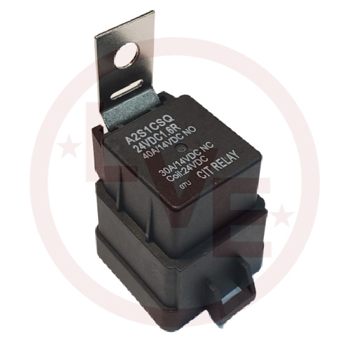 CIT A2S1CSQ24VDC1.6R RELAY 24VDC 10/20A SPDT W/BRACKET & RESISTOR PLUG IN MINI AUTOMOTIVE RELAY