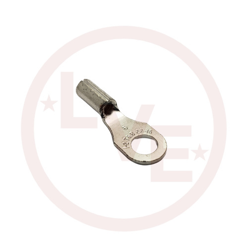T&B A85 TERMINAL RING 22-16 AWG #6 STUD NON-INSULATED TIN PLATED