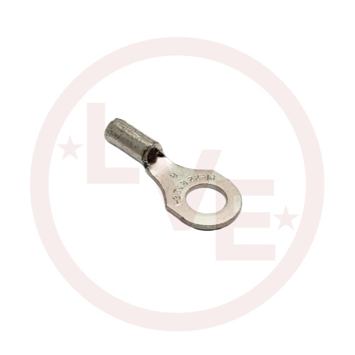 TERMINAL RING 22-16 AWG #8 STUD NON-INSULATED TIN PLATED