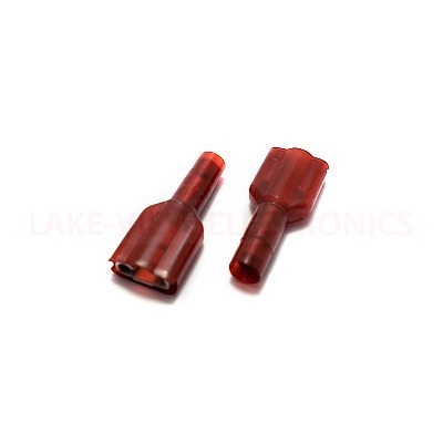 MOLEX 19007-0003 TERMINAL QDC FLAG FEMALE FULLY INSULATED 22-18 AWG .250X.032 INSULKRIMP Tape and Reel