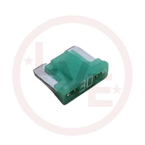 OPTIFUSE ANS-30A FUSE 30A 32VDC FAST ACTING GREEN MINI LOW PROFILE AUTOMOTIVE BLADE
