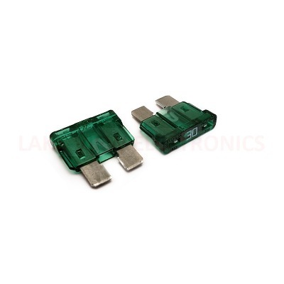 FUSE 30A 32VDC GREEN AUTOMOTIVE BLADE