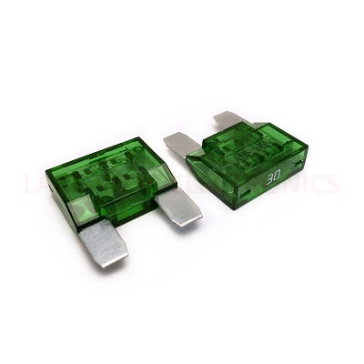 OPTIFUSE APX-30A FUSE 30A 32VDC BLADE GREEN MAXI