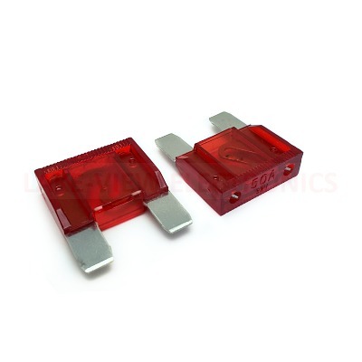 OPTIFUSE APX-50A FUSE 50A 32VDC BLADE RED MAXI