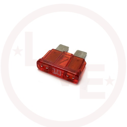 BUSSMANN BK/ATC-10 FUSE 10A 32VDC FAST ACTING RED AUTOMOTIVE BLADE