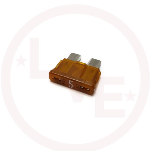 FUSE 5A 32VDC FAST ACTING TAN AUTOMOTIVE BLADE