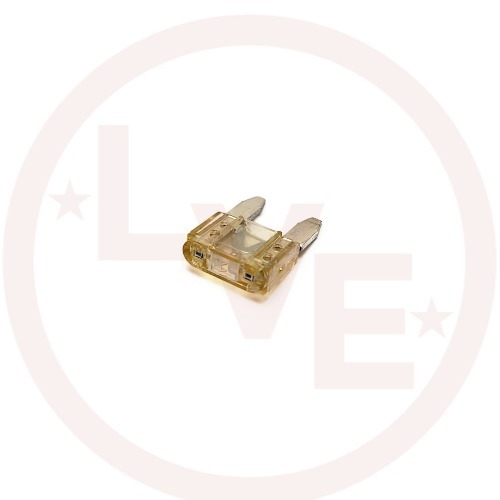 FUSE 25A 32VDC FAST ACTING CLEAR MINI AUTOMOTIVE BLADE