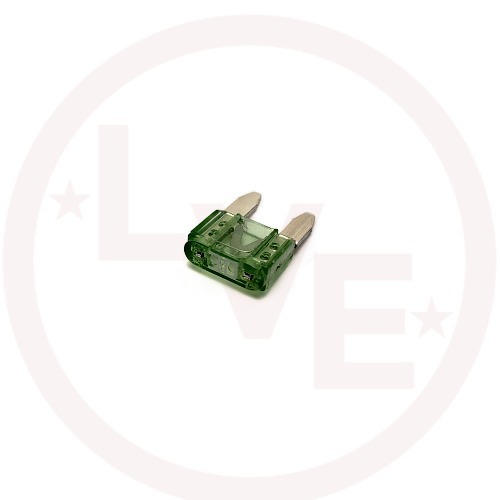 FUSE 30A 32VDC FAST ACTING GREEN MINI AUTOMOTIVE BLADE