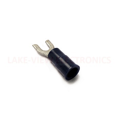 TERMINAL SPADE 16-14 AWG #6 STUD INSULKRIMP