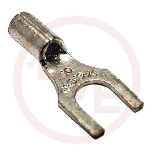 T&B B115 TERMINAL FORK 18-14 AWG #10 STUD NON-INSULATED TIN PLATED