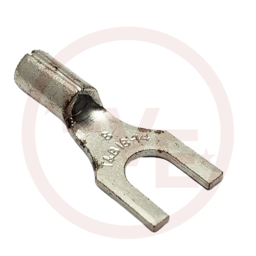T&B B65 TERMINAL FORK 18-14 AWG #8 STUD NON-INSULATED TIN PLATED