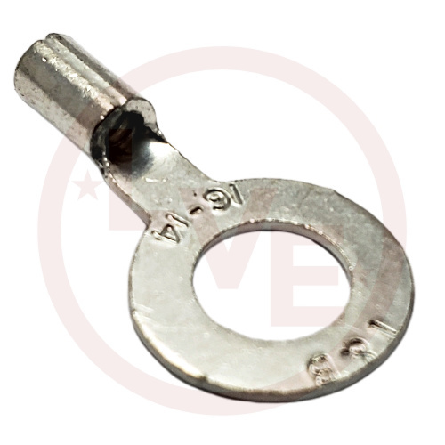 T&B B71 TERMINAL RING 18-14 AWG 1/4" STUD NON-INSULATED TIN PLATED