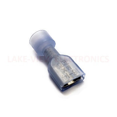 MOLEX 19003-0047 TERMINAL QDC FEMALE FULLY INSULATED 16-14 AWG .250X.032 INSULKRIMP