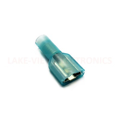 MOLEX 19005-0009 TERMINAL QDC FEMALE COUPLER FULLY INSULATED BLUE 16-14 AWG .250X.032 INSULKRIMP TAPE AND REEL